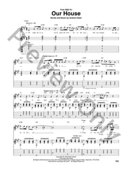 Our House Guitar and Fretted sheet music cover